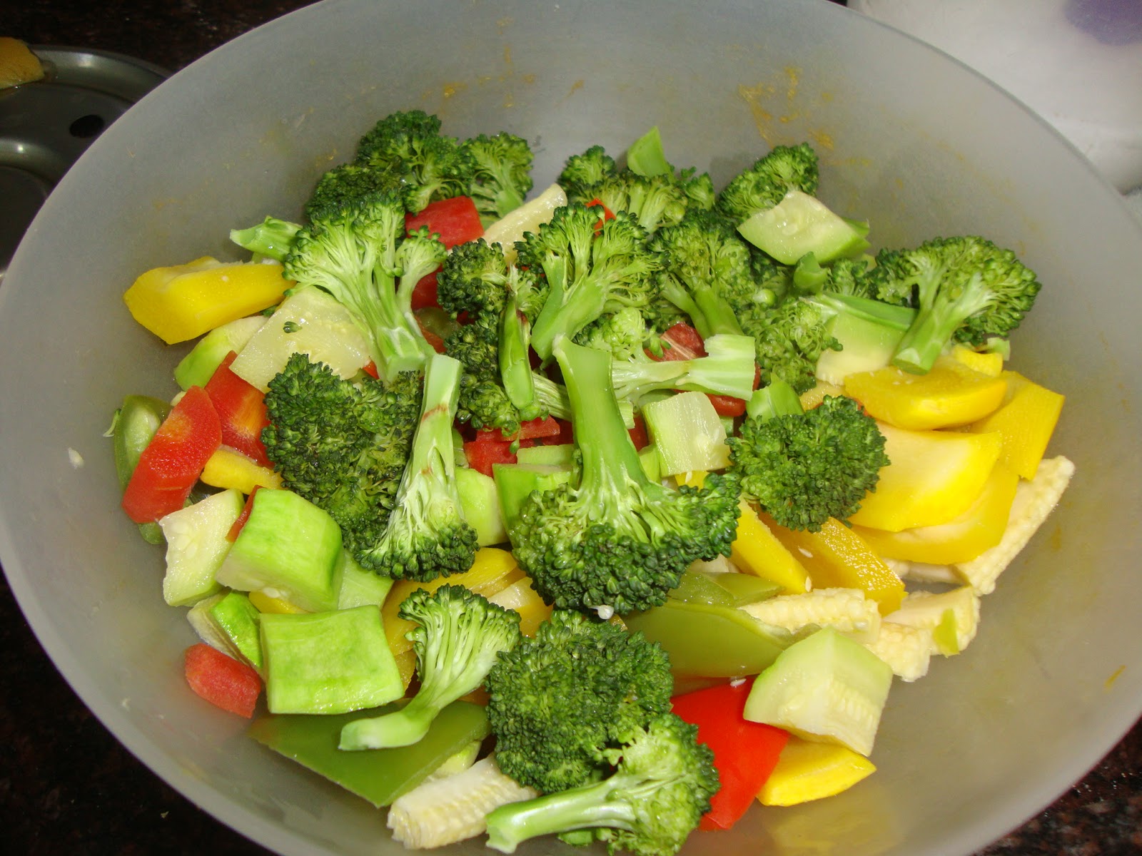 Geetha's Khazana: Veg thai green curry