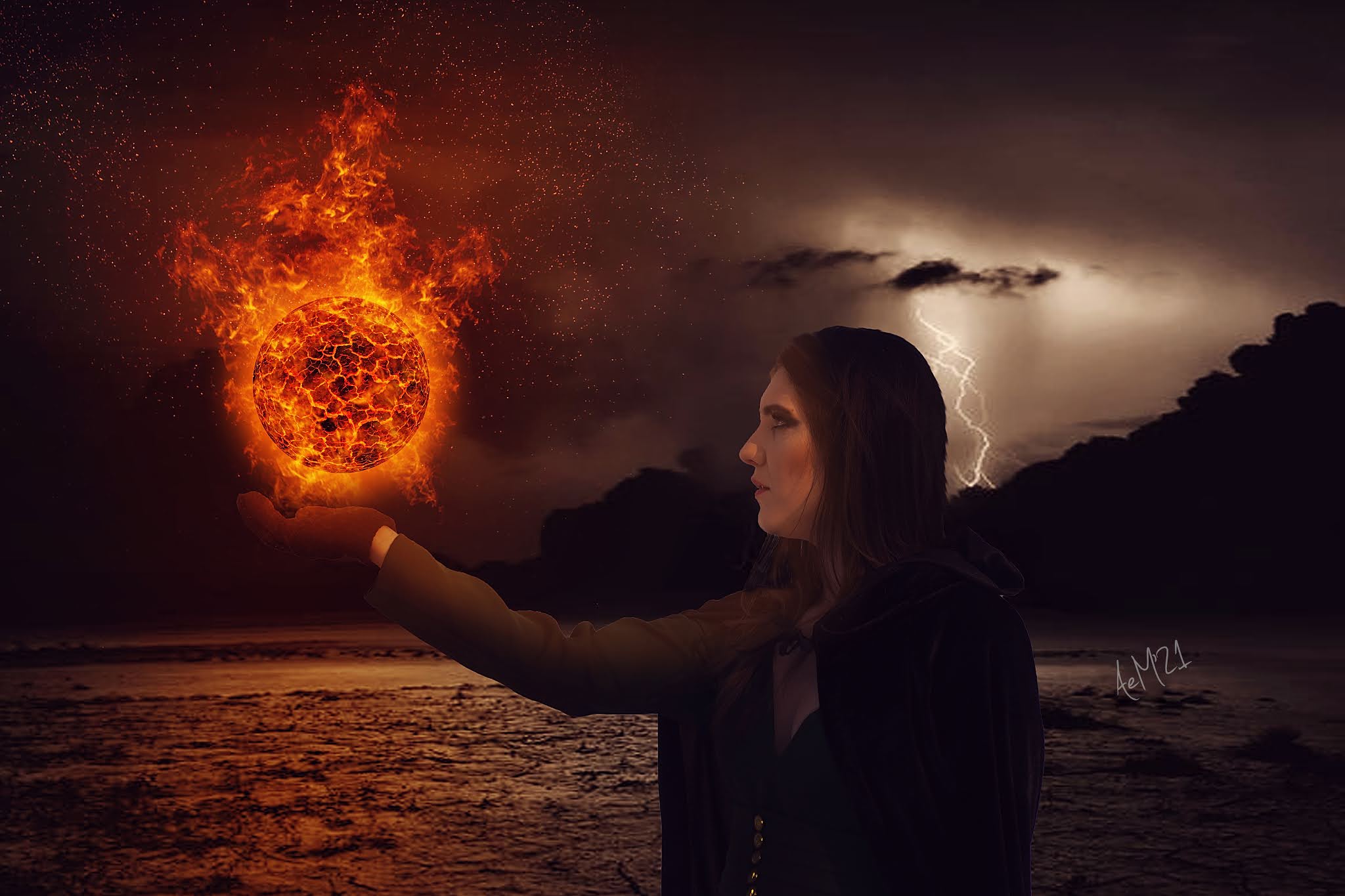 SHE'S ON FIRE