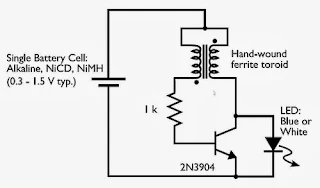 joule Thief LED Flashlight