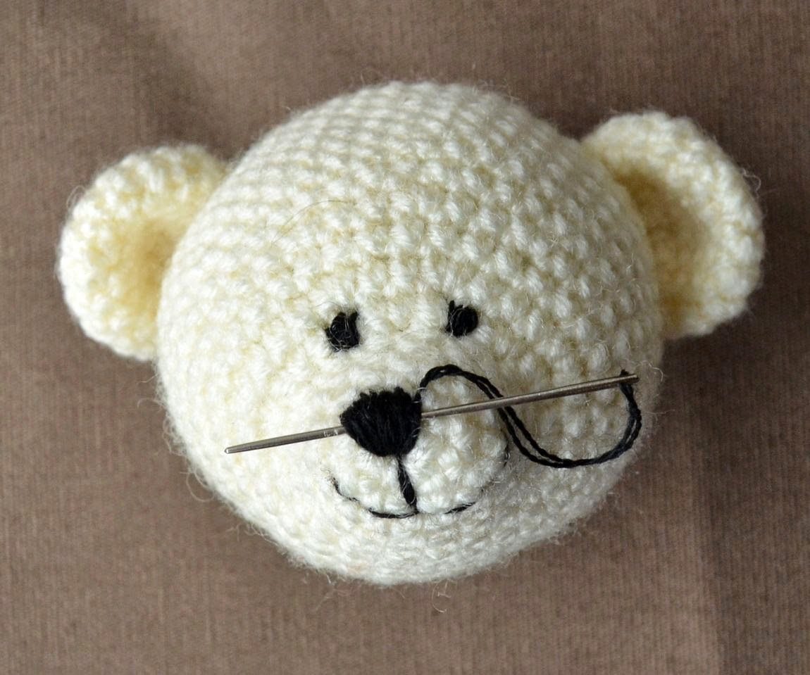 Hand Embroidery a Personal Touch to Amigurumi LillaBjörn's Crochet World