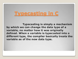 Typecasting - Implicit and Explicit typecasting in C language ~ C in GCC