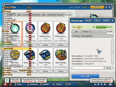 Cheat Lost Saga Suntik Item 17,18,19 Februari 2017 Full ...