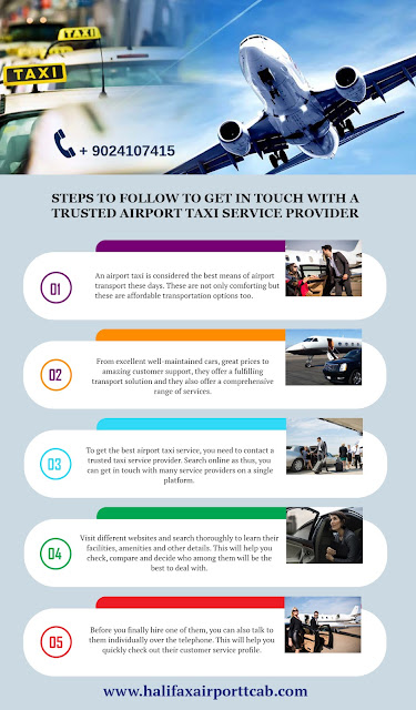 Steps to follow to get in touch with a trusted airport taxi service provider