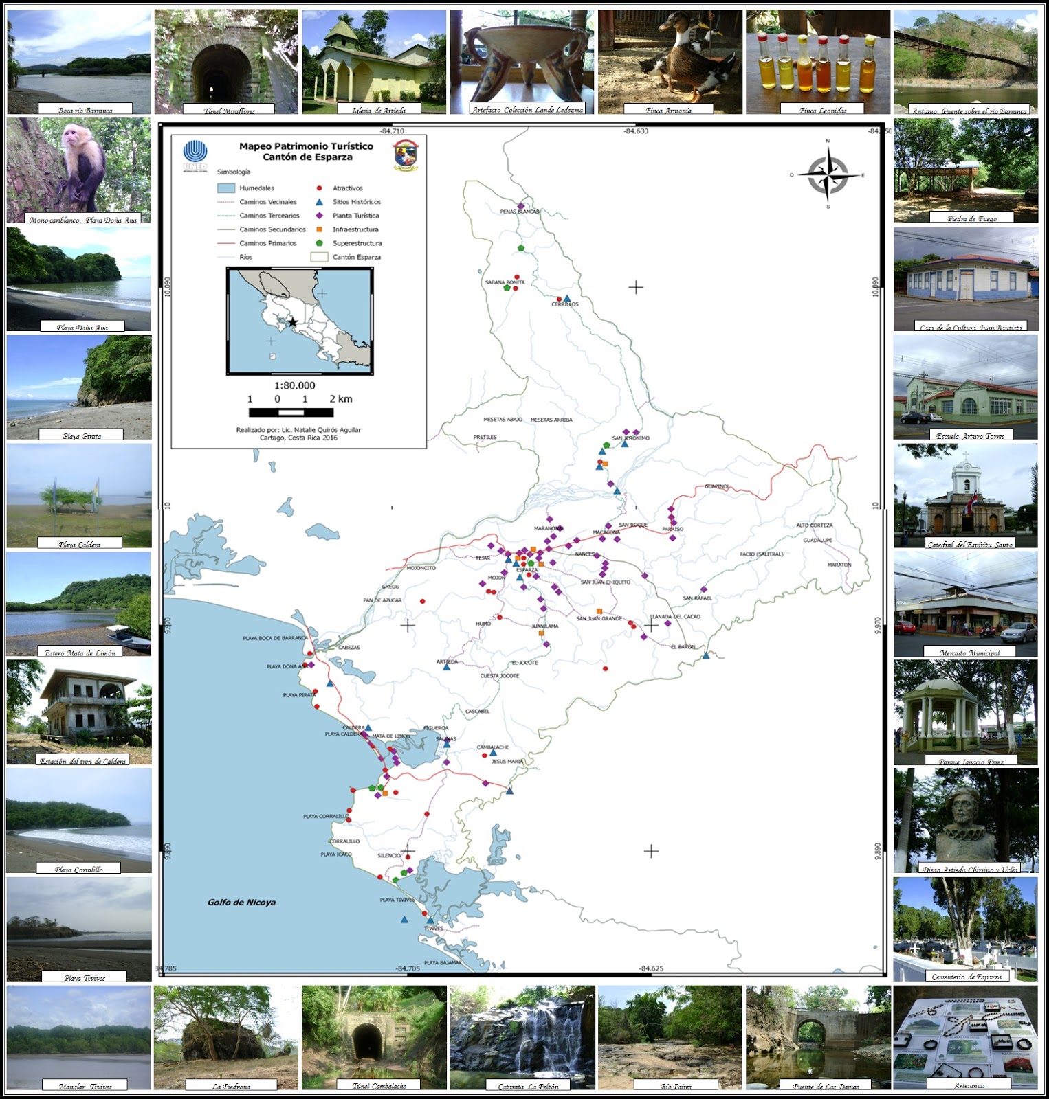 Cantón de Esparza Descripción