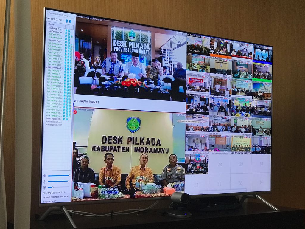 Vmeet PRO adalah Program Konferensi Video Jarkomluhdes membantu penyuluh pertanian Indonesia