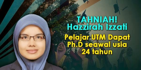 Gadis Kelantan paling muda dapat PHD di Malaysia 