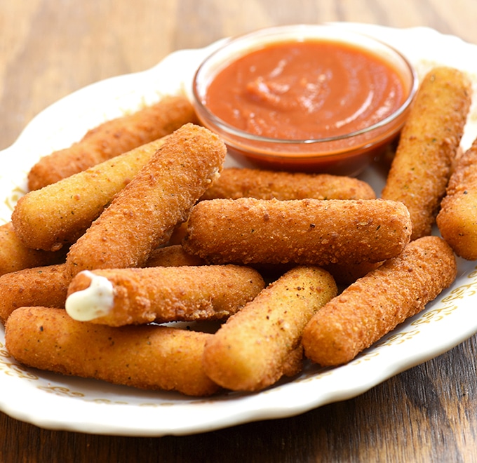 HOMEMADE MOZZARELLA STICKS WITH MARINARA SAUCE Sahara's Cooking
