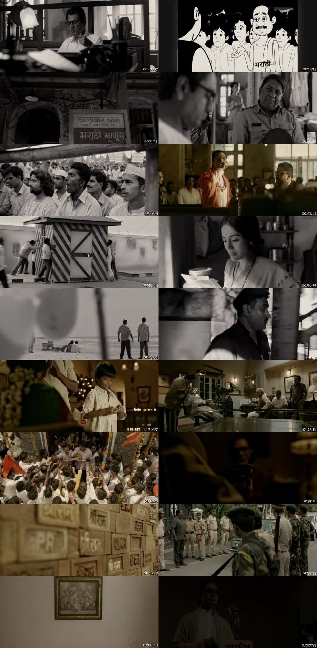 Screen Shot Of Thackeray 2019 Full Movie Free Download HD 720P Watch Online
