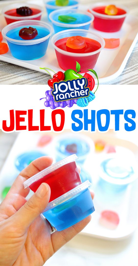 Jolly Rancher Jello Shots Healthy Food Recipe