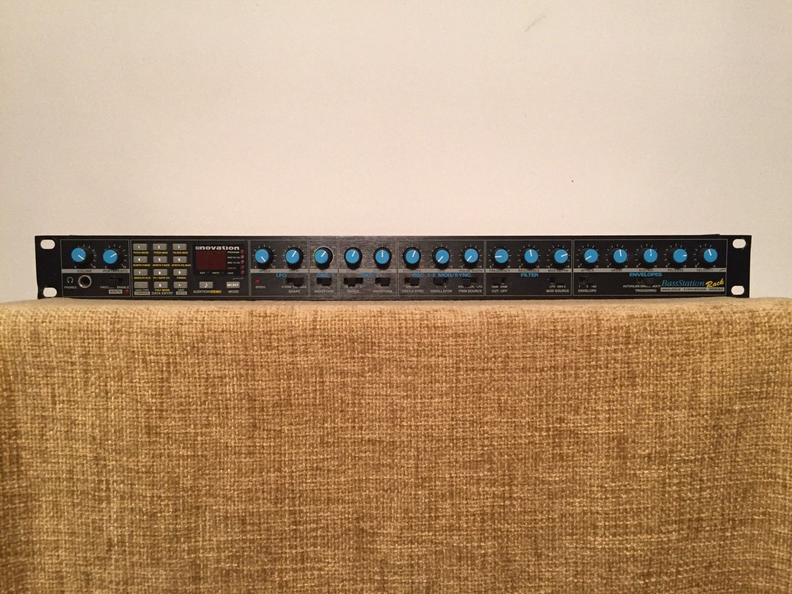 MATRIXSYNTH Novation Bass Station Rack Analogue Synth
