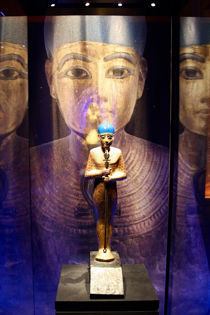 Tutankhamun pharaoh exhibition Saatchi Gallery London Chelsea
