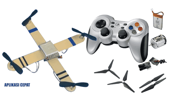 Membuat Drone Sederhana Dari Dinamo Tamiya Dan Barang Bekas