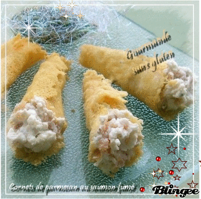http://gourmandesansgluten.blogspot.fr/2011/12/cornets-de-parmesan-au-saumon-fume.html