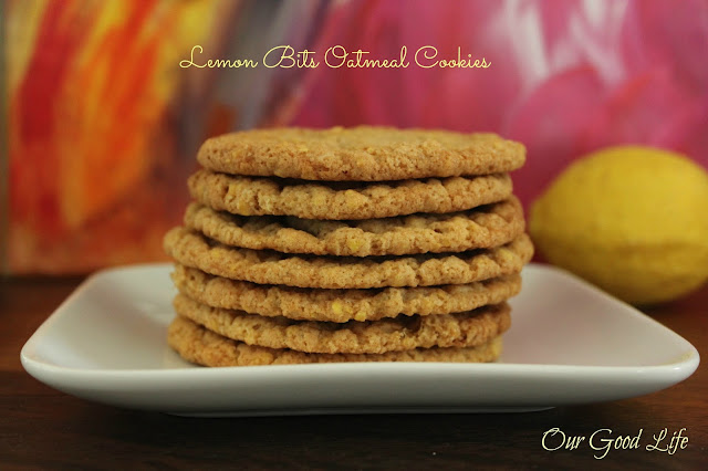lemon bits oatmeal cookie