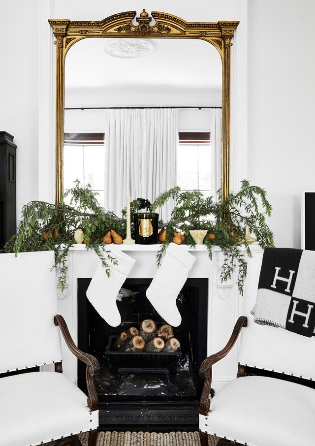 Chic country Australian home with a festive touch