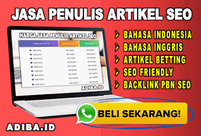 Jasa Penulis Artikel Bahasa Indonesia | Adiba.id