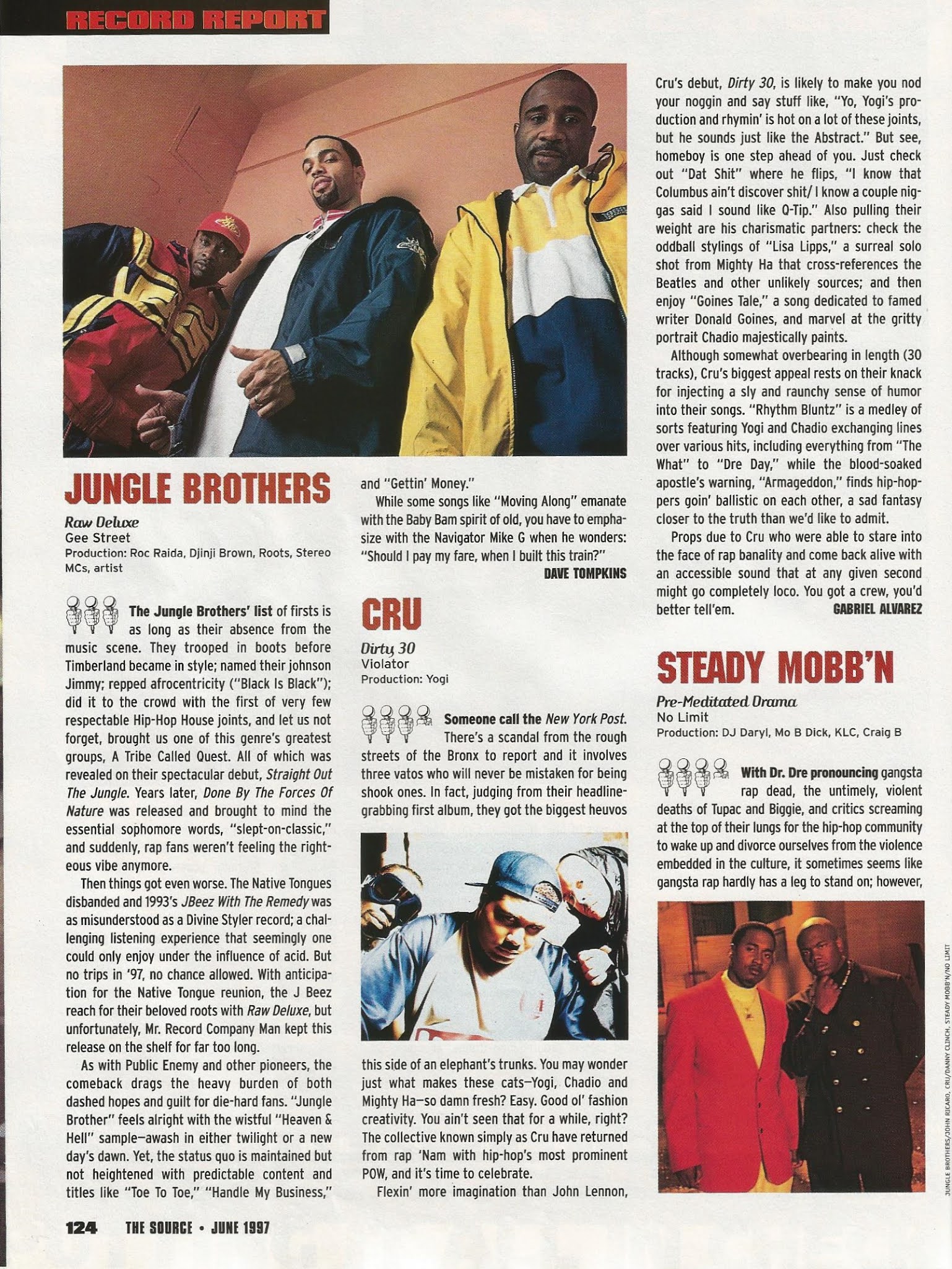 HipHop-TheGoldenEra: Record Report - The Source June 1997