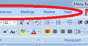 Fungsi Menu Bar di Microsoft Word - Blogger Toraja
