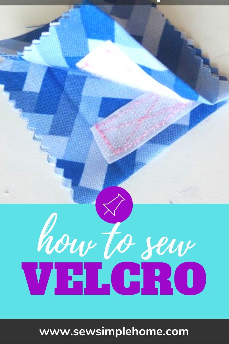 How to sew Velcro or Hook & Loop Tape Closures Sew Simple Home