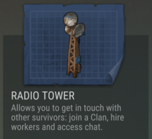 Radio Tower di game Last Day On Earth
