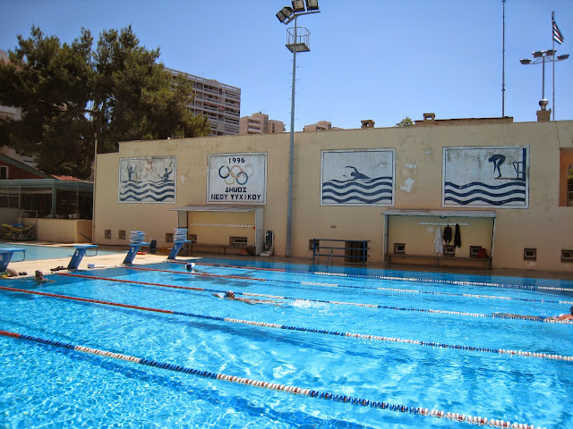 Αποτέλεσμα εικόνας για ο κολυμβητήριο στο Αθλητικό Κέντρο του Νέου Ψυχικού.