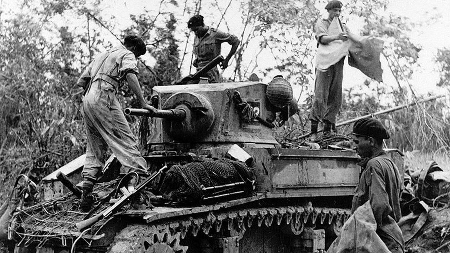Indian Army Stuart M3 Tank - Burma - World War 2 - 01