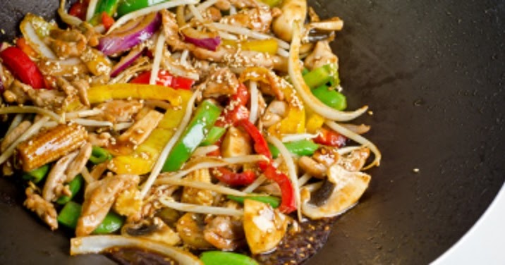 Low Carb Rezepte: Hähnchenpfanne mit Paprika, Champignons ...