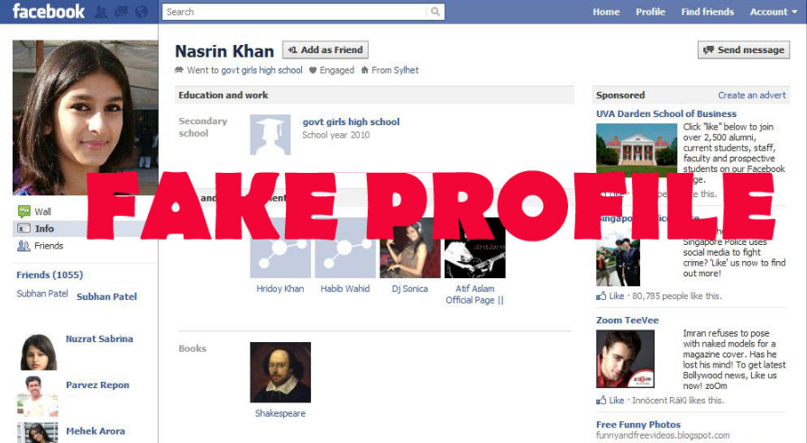 Fake Facebook Id Crime