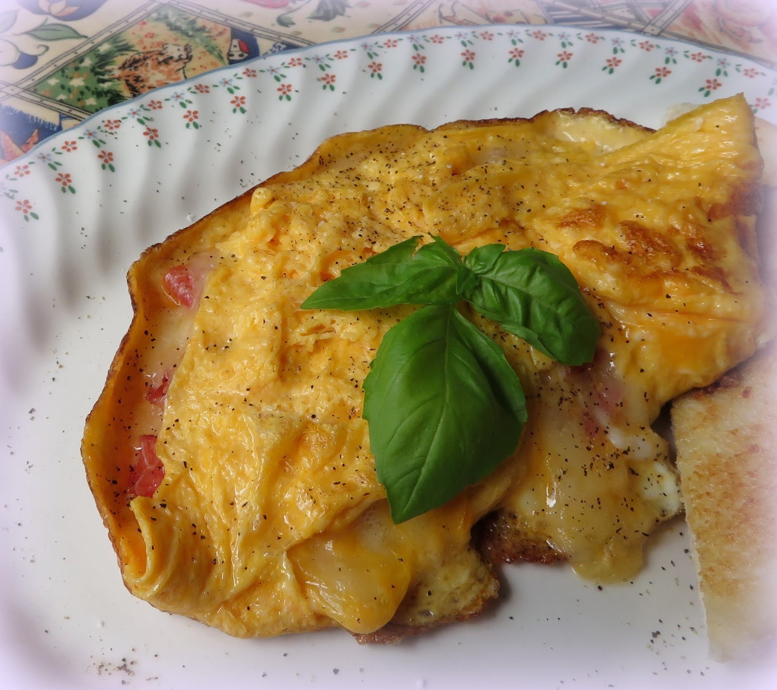 The English Kitchen Salami & Cheese Omelette