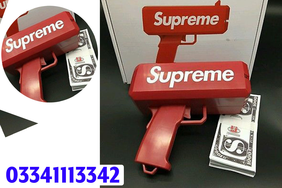 Supreme Cash Cannon money throwing machine in Pakistan TikTok