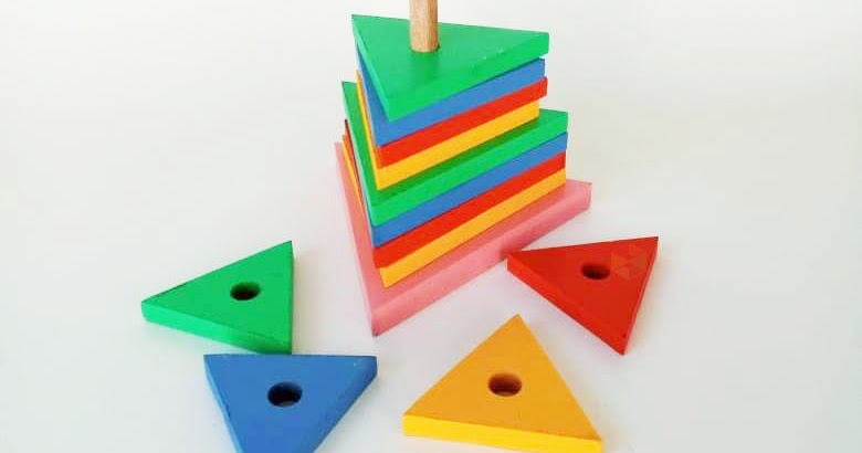 Menara Segitiga Ganda APE - SEBUTIK EDUTOYS