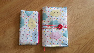 Happy clouds DIY notebook and pencil case set Happy clouds DIY notebook and pencil case set