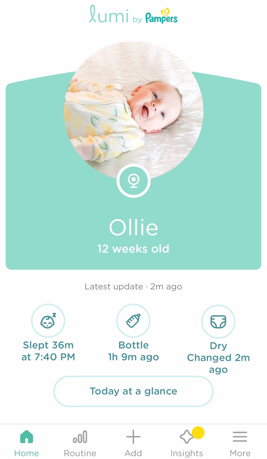 pampers baby tracker