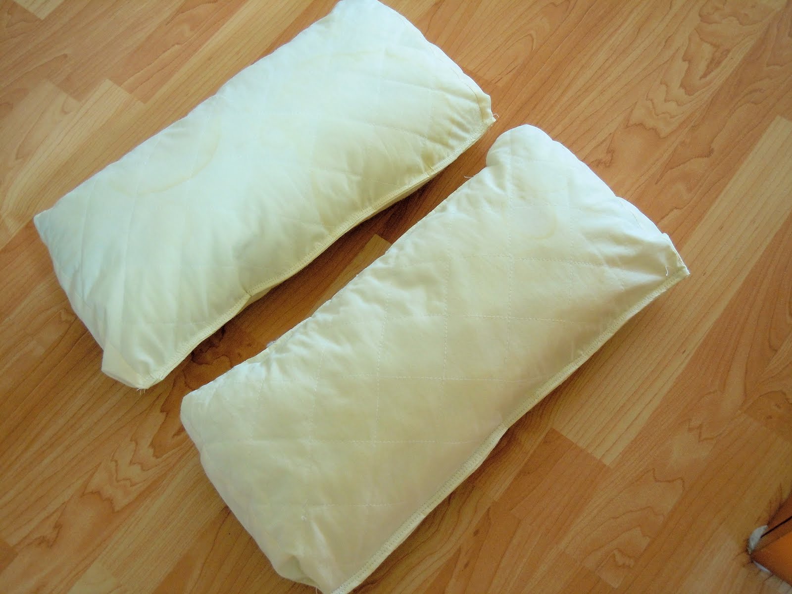 From Lumpy to Fabulous A Bed Pillow Makeover and Howto! Curbly