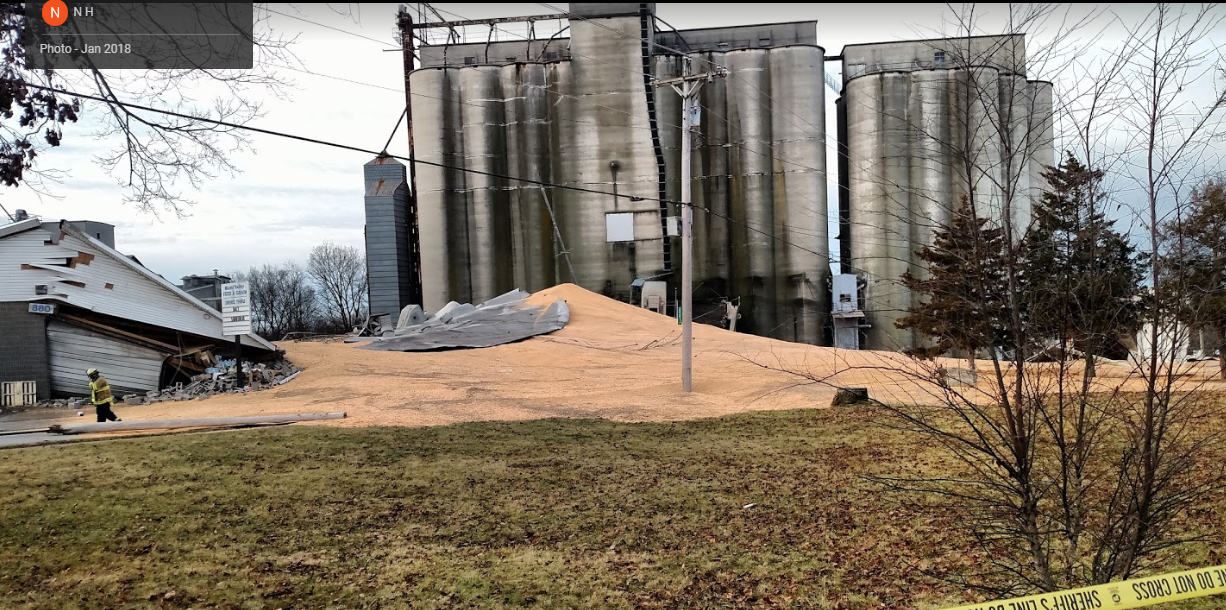 Towns and Nature: New Carlisle, OH: Steel Bin Collapse