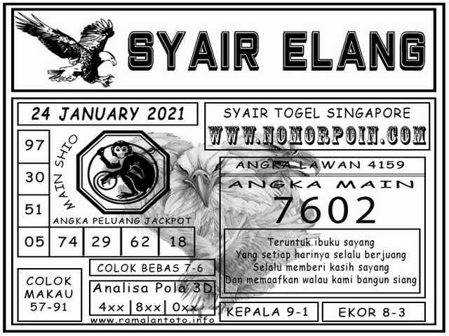 PREDIKSI singapura