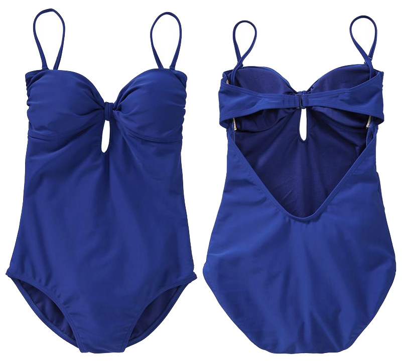 Über Chic for Cheap: Spied: Bandeau Keyhole One Piece