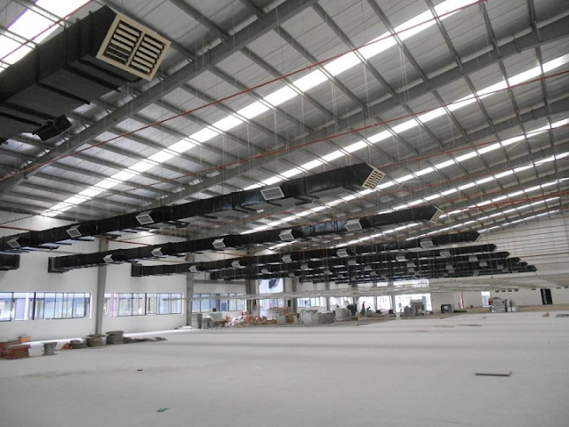 Hệ thống thông gió và cửa gió tại dự án Hòa Bình