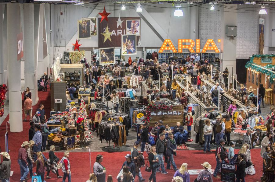 The Cowboy Christmas open during NFR 2019 Wrangler National Finals Rodeo