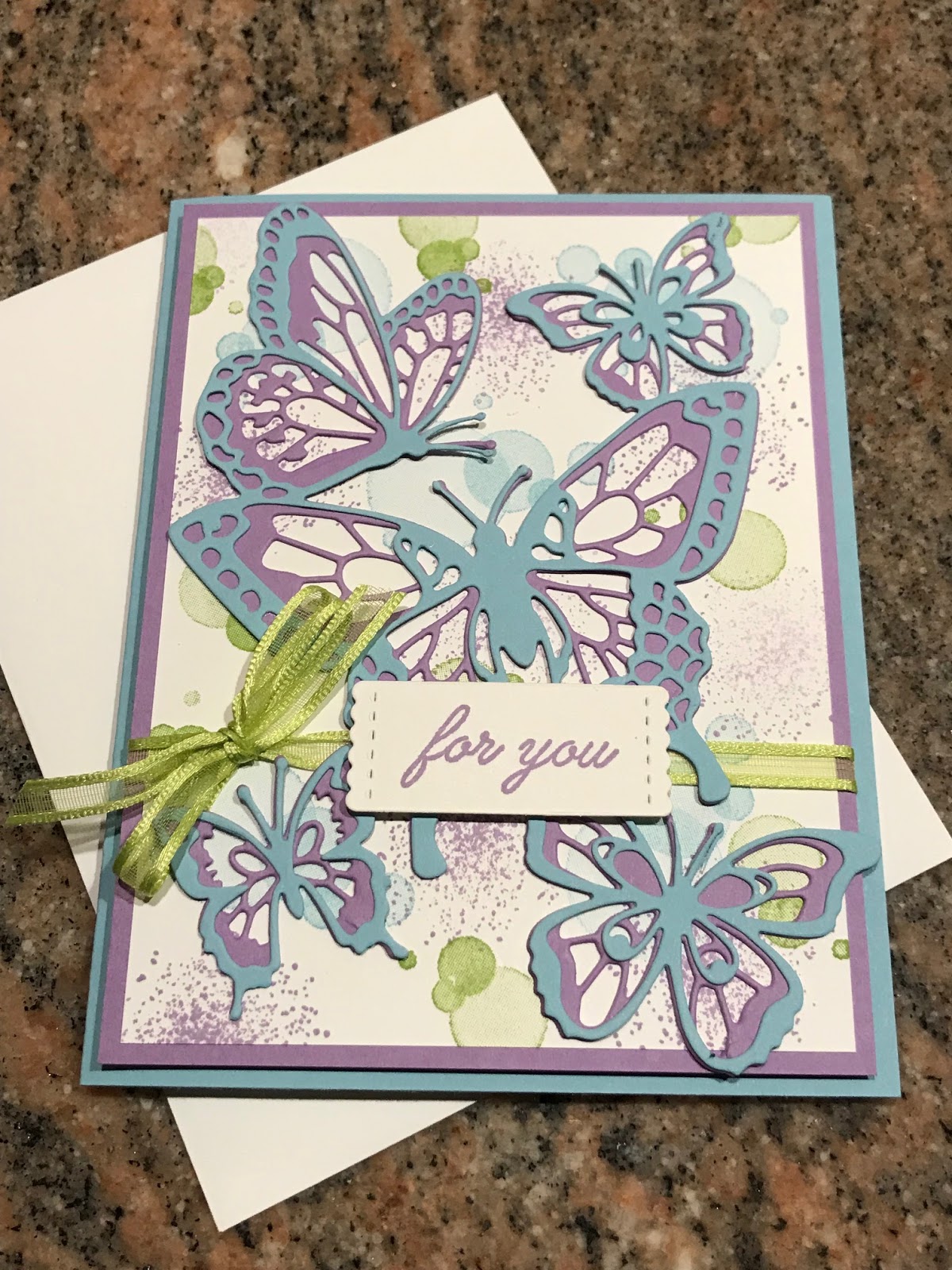 Shell Stamps Butterflies everywhere!