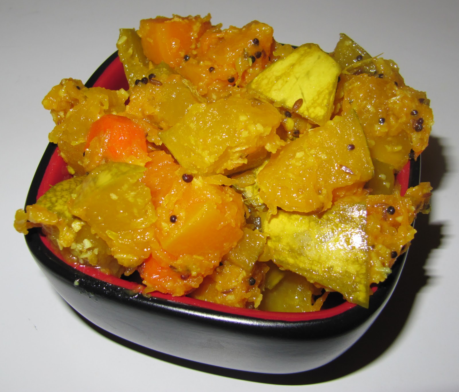 Indian Khana, Made Easy Seasoned Pumpkin and Butternut Squash Curry