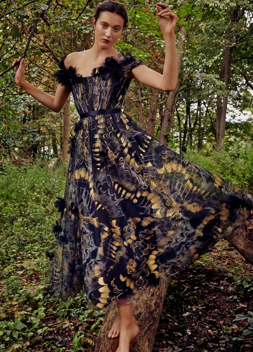 Marchesa's exquisitely crafted gowns are designed to stun from all angles