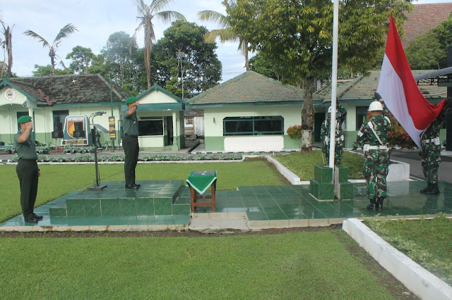 Upacara Bendera Tingkatkan Jiwa Nasionalisme Prajurit