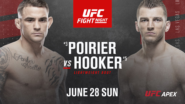 Dustin Poirier Vs Dan Hooker UFC On ESPN 12 Poster