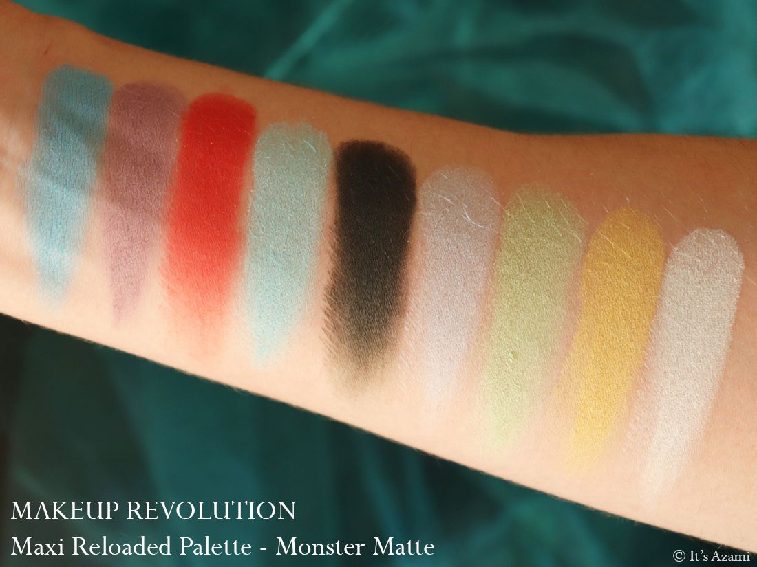 Makeup Revolution Maxi Reloaded Eyeshadow Palettes Review Swatches Avis - Paris London Makeup Artist Beauty Blogger Youtuber - Dream Big - Big Big Love - Monster Mattes - Large it Up It's Azami Makeup Revolution Maxi Reloaded Eyeshadow Palettes Review Swatches Avis - Paris London Makeup Artist Beauty Blogger Youtuber - Dream Big - Big Big Love - Monster Mattes - Large it Up It's Azami
