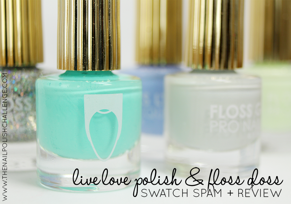 Kelli Marissa Live Love Polish x Floss Gloss Cool Toned Swatch Spam