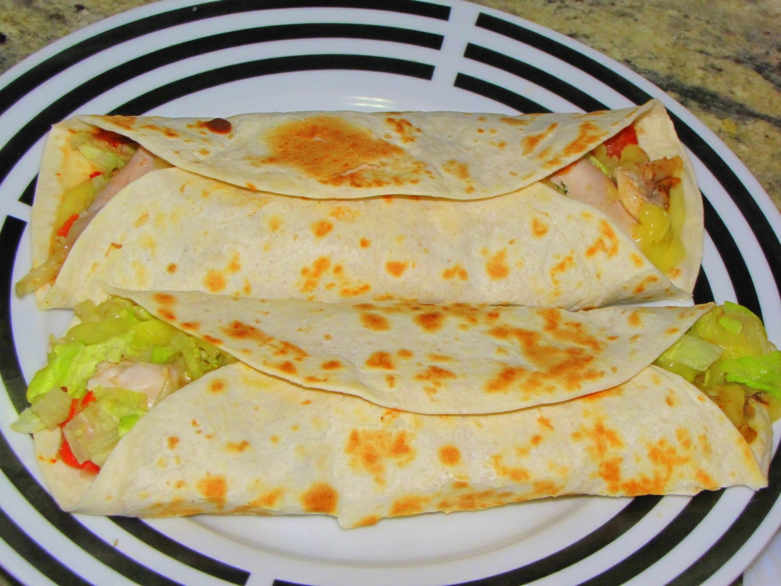 Tortilla Chicken Wrap ~ Food Fun Freak