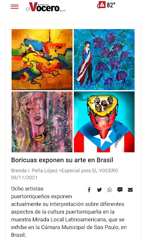 Boricuas Exponen su Arte en Brazil