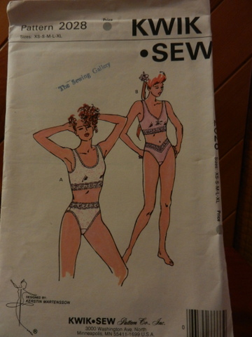 Kwik-Sew: Misses' Camisoles & Panties - Sizes: XS - S - M - L from