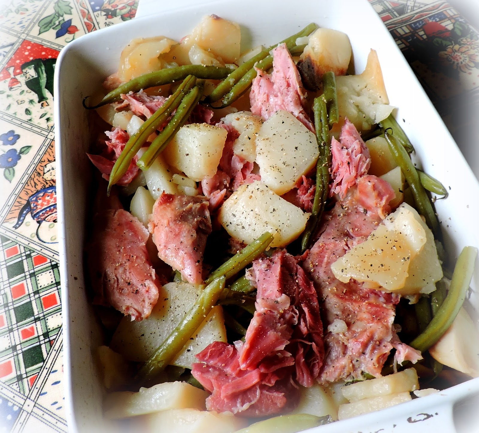 Crock Pot Ham, Beans and Potatoes The English Kitchen